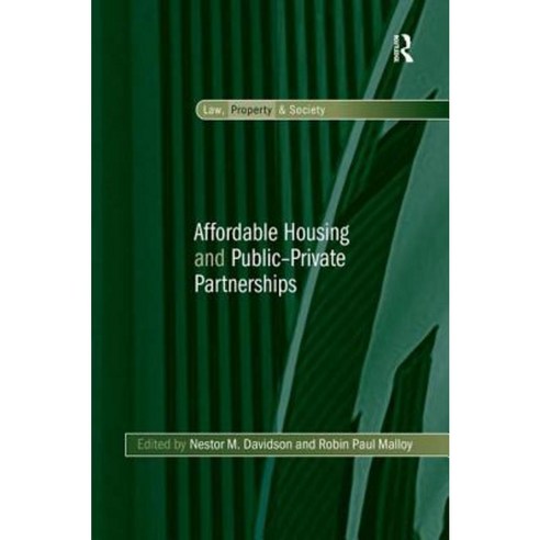 Affordable Housing and Public-Private Partnerships Hardcover, Ashgate Publishing