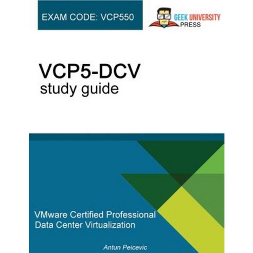 Vmware Vcp5-DCV Study Guide Paperback, Createspace Independent ...