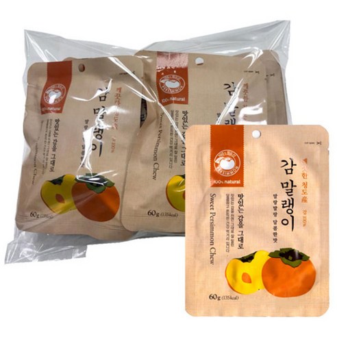 한울푸드 감 말랭이, 60g, 10개