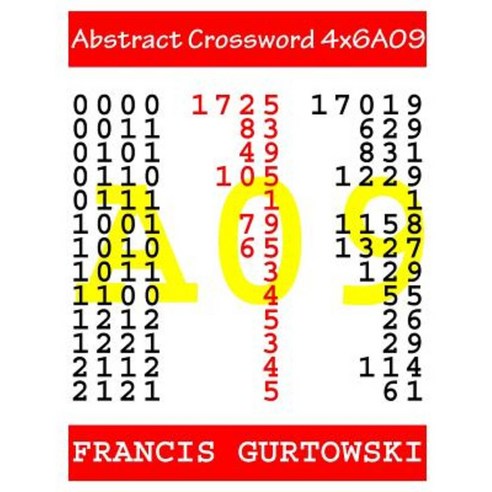 Abstract Crossword 4x6a09 Paperback, Createspace Independent Publishing Platform