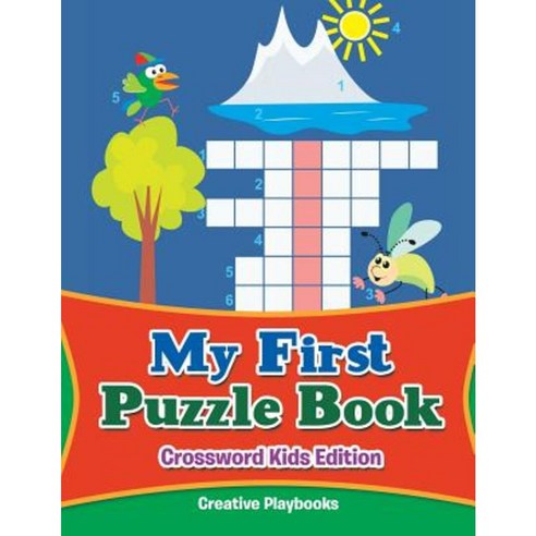 My First Puzzle Book - Crossword Kids Edition Paperback, Creative Playbooks