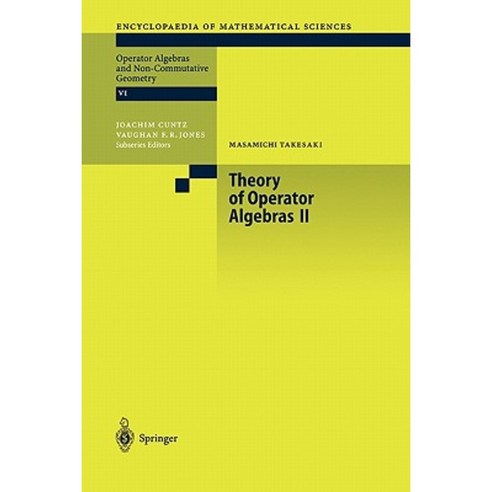 Theory of Operator Algebras II Paperback, Springer