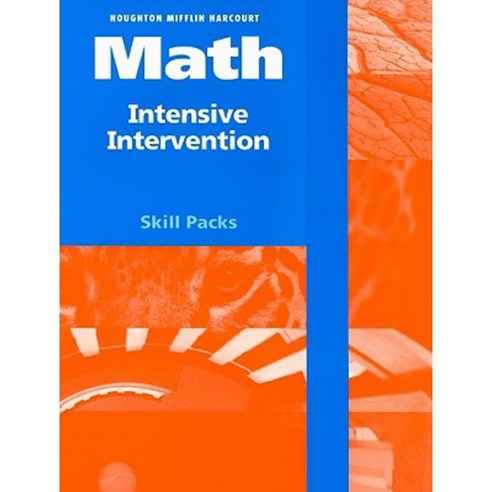 Houghton Mifflin Harcourt Math Intensive Intervention Skill Packs Grade ...