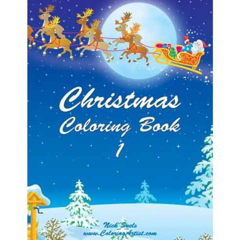 Christmas Coloring Book 1 Paperback, Createspace Independent Publishing Platform