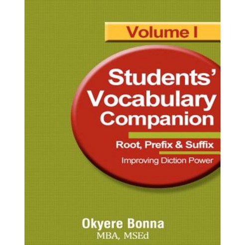 Student Vocabulary Companion 1: Book One Paperback, Createspace Independent Publishing Platform