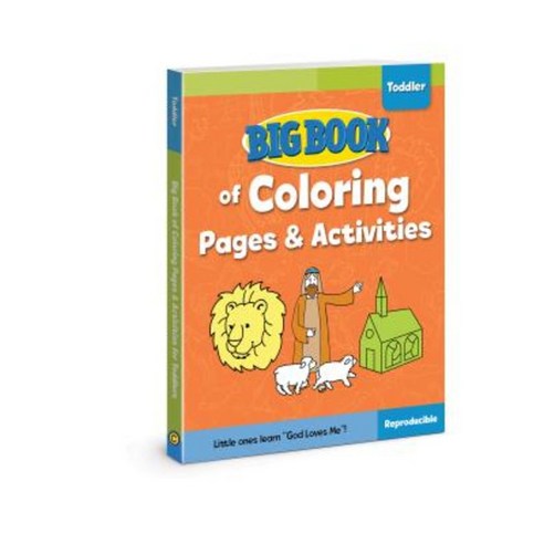 Big Book of Coloring Pages and Activities for Toddlers Paperback, David C. Cook