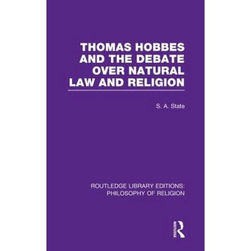 Thomas Hobbes and the Debate Over Natural Law and Religion Hardcover, Routledge