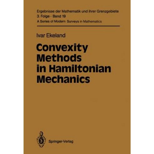 Convexity Methods in Hamiltonian Mechanics Paperback, Springer