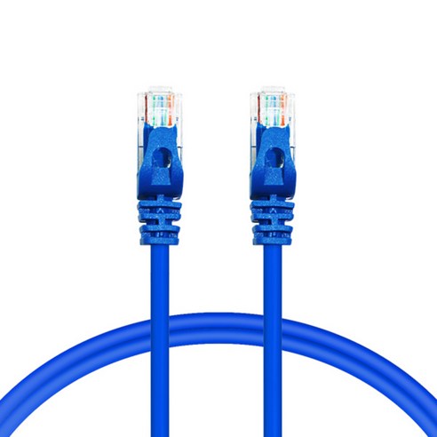 애니포트 CAT5.E UTP 랜케이블 AP-5UTP-1M, 블루, 1개