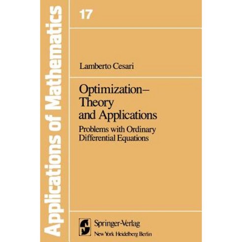 Optimization--Theory and Applications: Problems with Ordinary Differential Equations Paperback, Springer