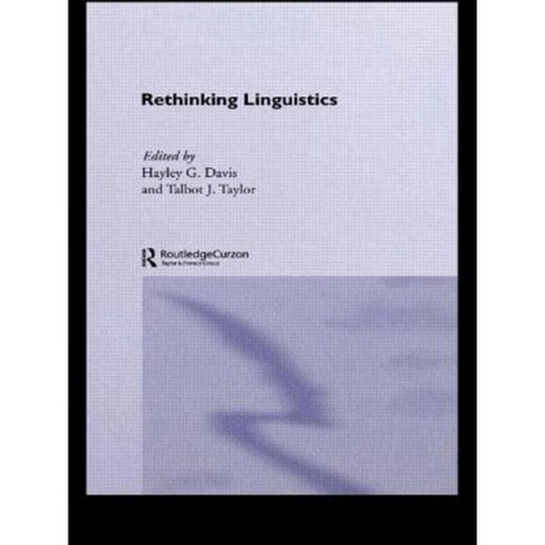 Rethinking Linguistics Paperback, Routledge