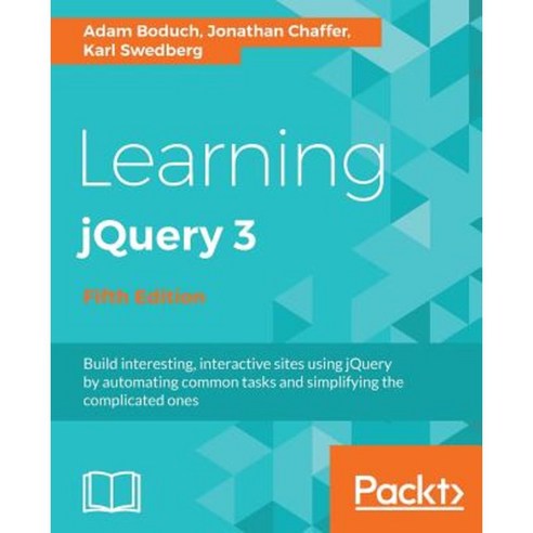 Learning Jquery 3.X Paperback, Packt Publishing