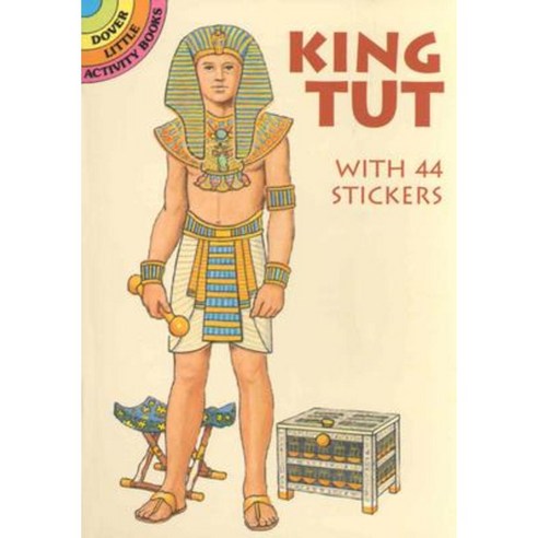 King Tut: With 44 Stickers Paperback, Dover Publications