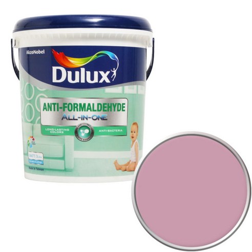 듀럭스 안티 포름알데히드 올인원 페인트 3L, Raspberry Swirl