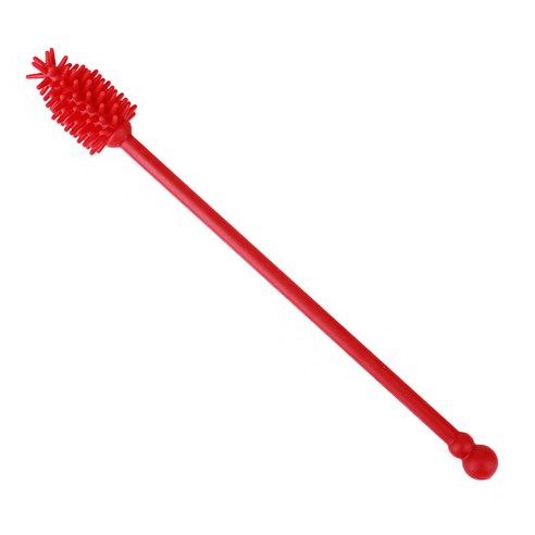 레벤쿠첸 ALL 통 실리콘 젖병 젖꼭지솔, 레드, 1개