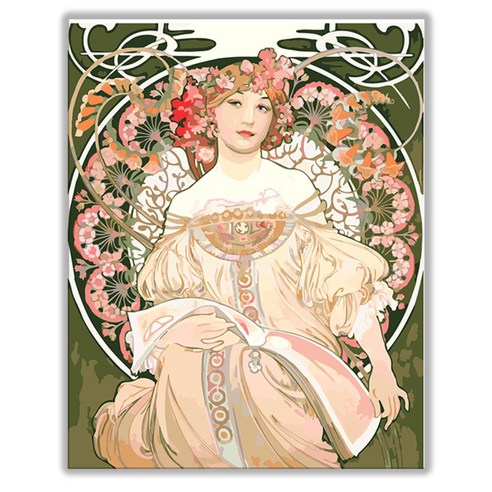 아트조이 DIY 명화 그리기 세트 40 x 50 cm 세로형, 백일몽