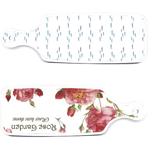 로엠디자인 서빙 도마 보드 2p Rose Garden 세트, Rose Garden, 파스텔 물고기 떼, 1세트