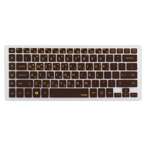 파인피아 LG 14U530 14UD530용 노트북 문자인쇄키스킨 LG04, 초코, 1개