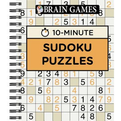 Brain Games 10 Minute Sudoku Puzzles Spiral, Publications International, Ltd.
