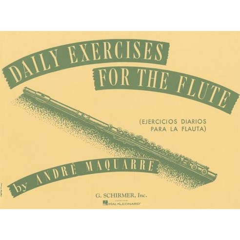 Daily Exercises for the Flute Paperback, Schirmer G Books