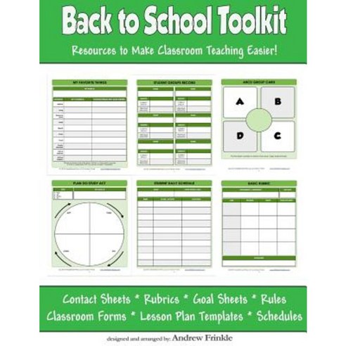 Back to School Toolkit: Resources to Make Classroom Teaching Easier Paperback, Createspace Independent Publishing Platform