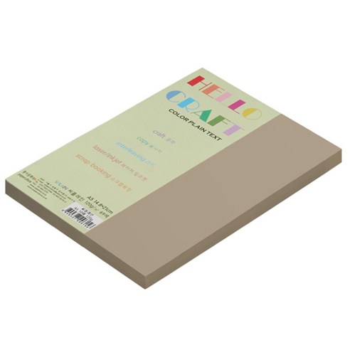 뉴씨플레인 종이문화 친환경 양면색상지 No55 밍크색, 100매