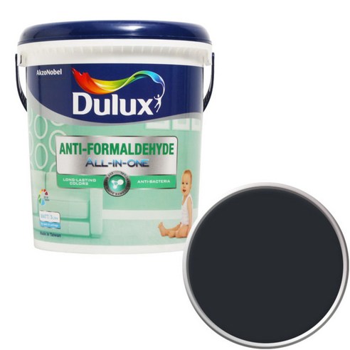 듀럭스 안티 포름알데히드 올 인 원 페인트 3L, Black Mica