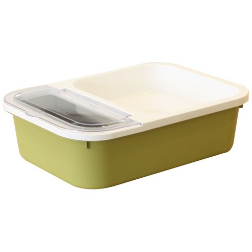 가쯔 모던쌀통 3kg, 그린, 1개