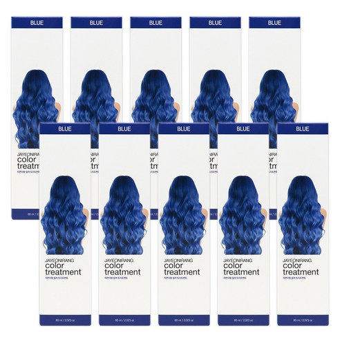 해든화장품 자연이랑 컬러 트리트먼트 60ml, 05 블루, 10개