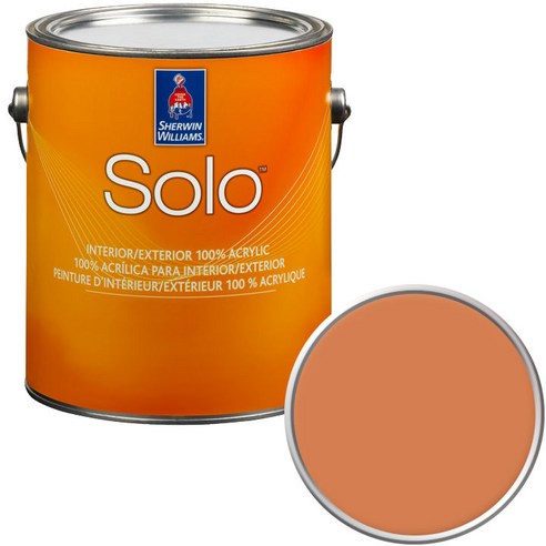 셔윈윌리암스 솔로 저광 페인트 1L, SW6634 Copper Habor