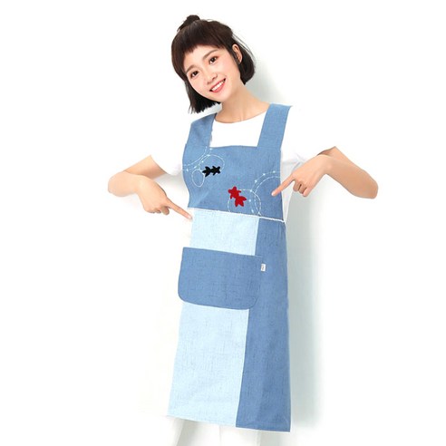 아울리빙 키친 주머니 앞치마, B, 1개