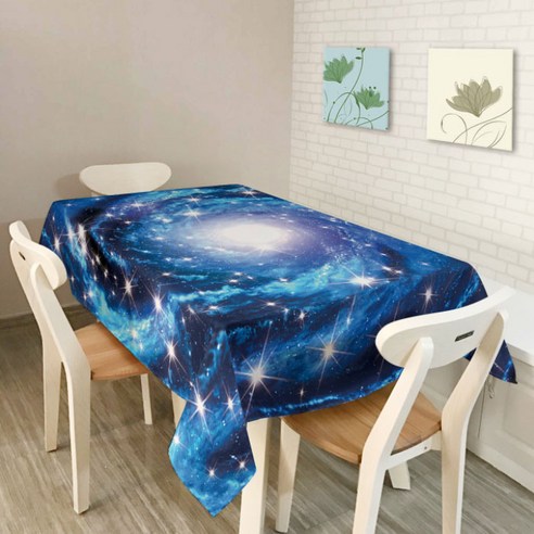 아울리빙 비비드 패턴 테이블커버, E, 150 x 210 cm