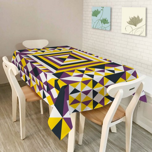 아울리빙 유럽풍 디자인 주방 테이블 보, A, 140 x 140 cm
