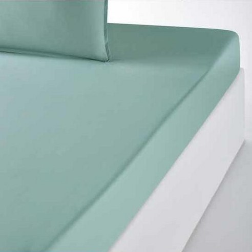라흐두뜨 퍼케일면 심플 매트리스커버 F696762, celadon