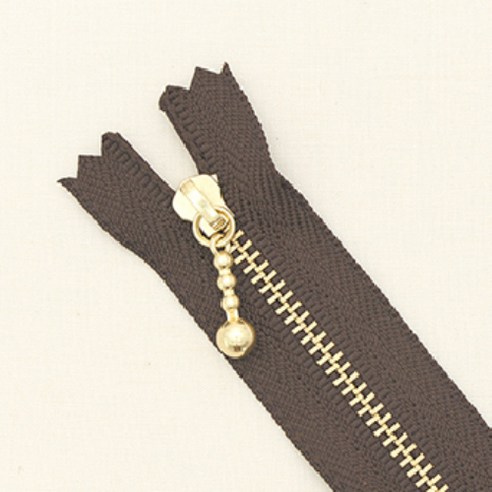 YKK 골드 지퍼 10cm, 마룬, 10개입