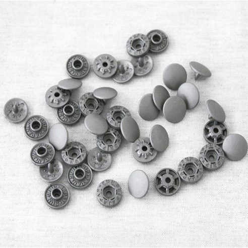 해피베어스 멀티 일제 T단추 세트 11.5 mm T3, 그레이, 2개