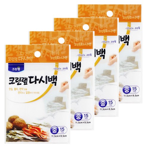 크린랲 다시백 중, 중(M), 15개입, 4개