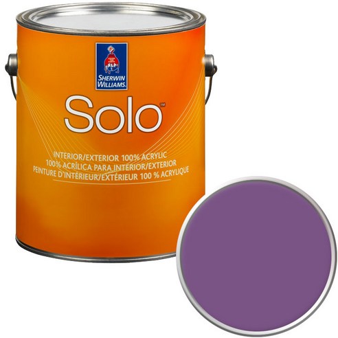 셔윈윌리암스 솔로 저광페인트 1L, SW6981 Passionate Purple7, 1개