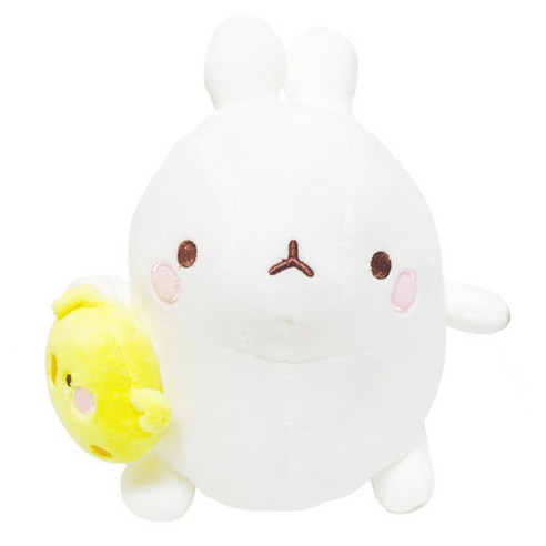 몰랑 몰랑이 피우피우인형, 25cm, 화이트