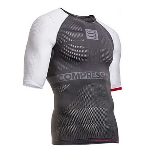 컴프레스포트 남성용 온오프 숏 슬리브 스포츠 티셔츠