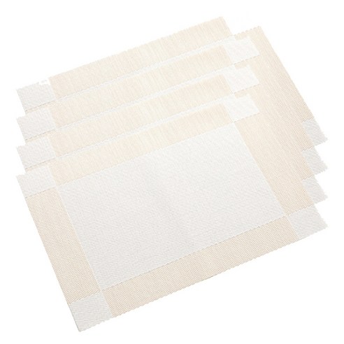 더자카 유럽풍 테이블매트 4p, Y237LHLB013, 45 x 30 cm