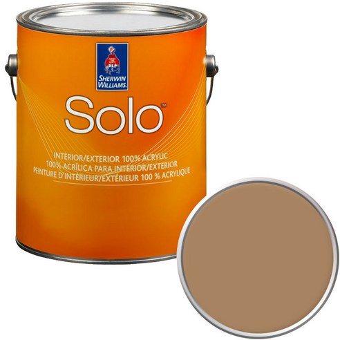 셔윈윌리암스 솔로 저광 1L 페인트, SW9105 Almond Roca, 1개