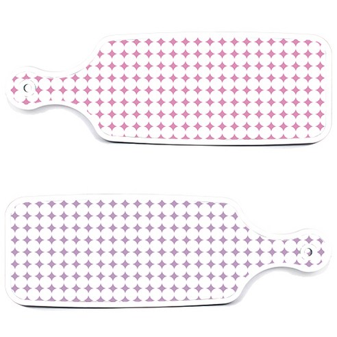 로엠디자인 서빙 도마 보드 2p 원형패턴 파스텔 보라 세트, 원형패턴파스텔보라, 원형패턴파스텔핑크, 1세트