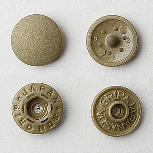 비제이 썬그립 티단추 11mm, 블랙, 100개입