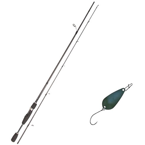 YGF 블루포스 스타젠 루어낚싯대 S63L + 다미끼크라프트 메탈지그 앤 피카 스푼 A 3.5g, 010 KHAKI