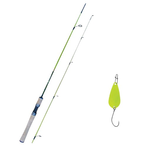 원다 예그린 스피닝 루어낚싯대 602UL + 다미끼크라프트 메탈지그 앤 피카 스푼 A 3.5g, 016 CHARTREUSE