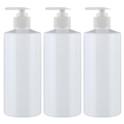 병도매닷컴 AC300 백색 디스펜서 206 흰색 마개 공병, 300ml, 3개