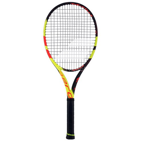 바볼랏 테니스라켓 PURE AERO DECIMA RG FO 2018 G2, 형광노랑 + 주황 + 검정, 1개