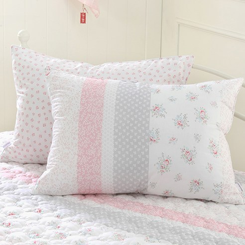올리비아데코 미스트 60수 아사 베개커버 O16ABC02D 50x70cm, 핑크