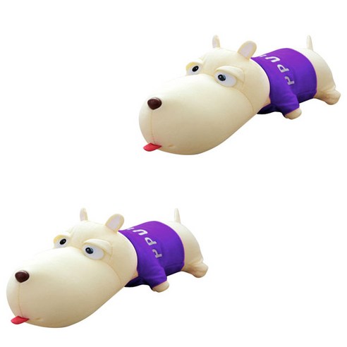 블럭마트 공기정화 습도조절 숯 먹은 강아지 차량용 탈취제 퍼플, 1개입, 2개